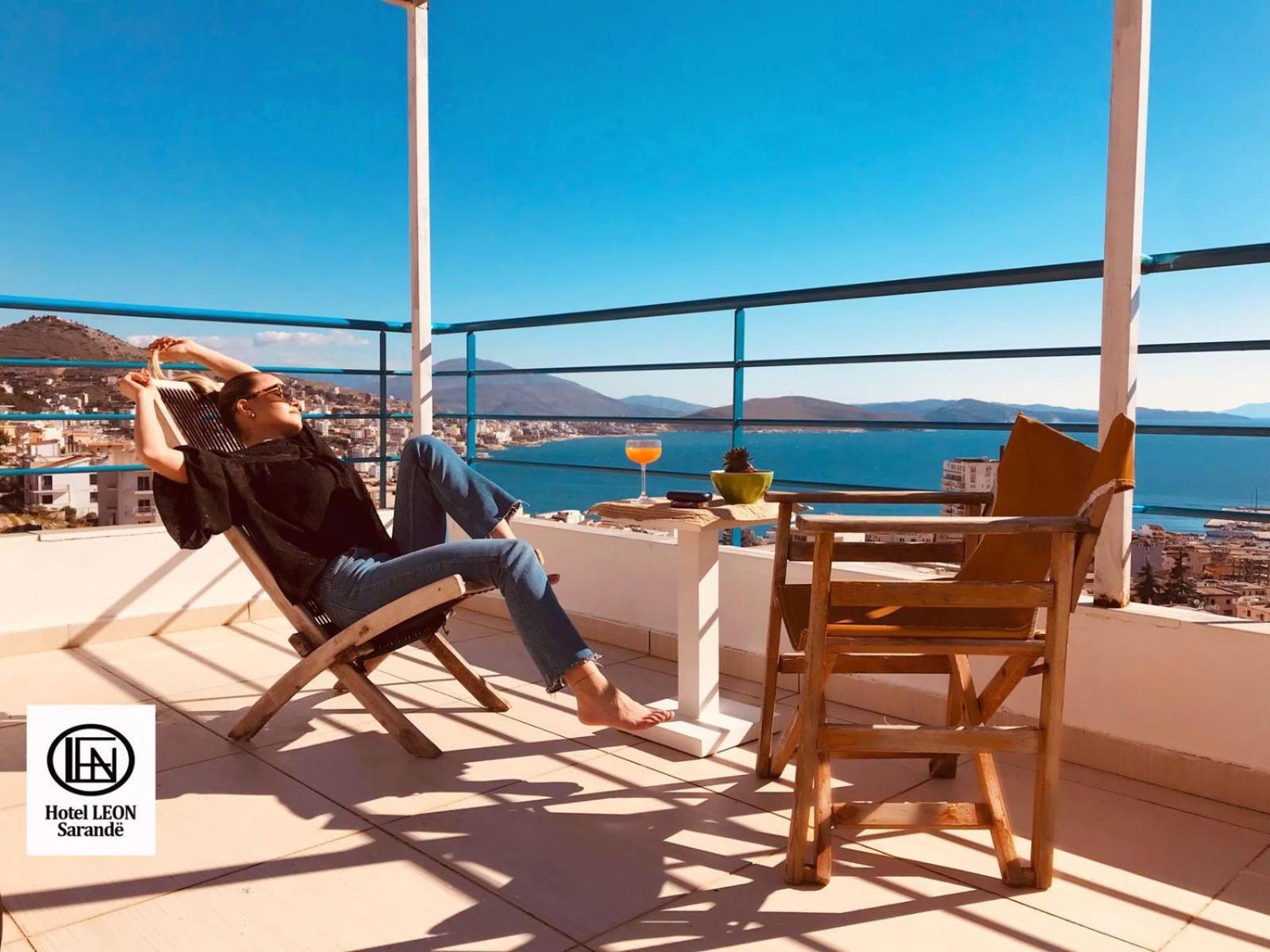 Hotel Leon Sarandë Buitenkant foto